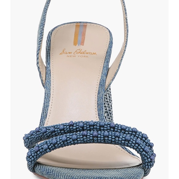 Kia Sandals Denim Heel - Sam Edelman - Picture 3 of 7